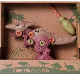Bioplastic demonteerbare dinosaurus