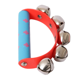 Houten muziekbellen rood