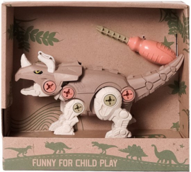 Bioplastic demonteerbare dinosaurus