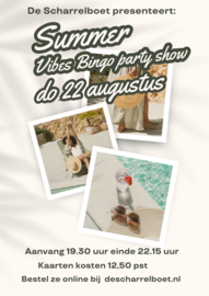 Summer Vibes Bingo Party Show do 22 augustus