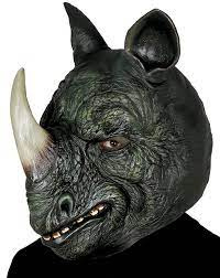Neushoorn latex masker