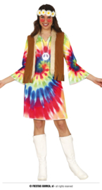 Hippie vrouw Maat S, M