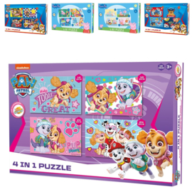 Paw Patrol 1 4 in 1 puzzel