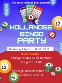 Hollandse Bingo Party UITVERKOCHT