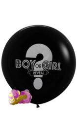 Gender reveal ballon meisje