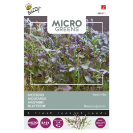 Microgreens, Mosterd Red Frills