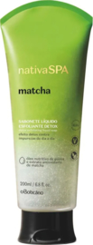 O Boticario, nativaSPA Sabonete Líquido Esfoliante Detox Matcha, 200 ml