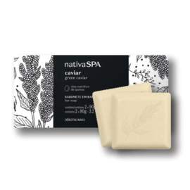o Boticario, NativaSpa Bar Soap Caviar, 2x90g