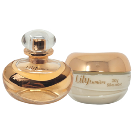 O Boticario ,  Gift Set Lily Lumiere Eau de Parfum 75ml + Creme Acetinado 250g