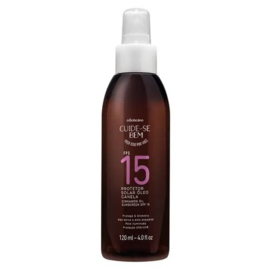 O Boticario,  Zonnebrandolie Kaneel SPF15 - 120ml