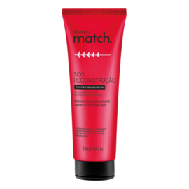 o Boticario , Shampoo Match SOS Reconstrução, 250ml