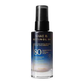 O Boticario, Liquid Base Color 15 / 30 with SPF 80 Make B. Retinol H+ 26g