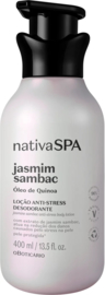 Nativa SPA Loção Hidratante Desodorante Corporal Anti-stress Jasmim Sambac , 400ml