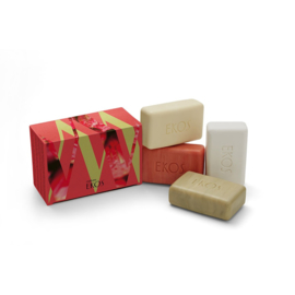 Natura, EKOS CREAMY BAR SOAP SETS - EKOS - 4X100G