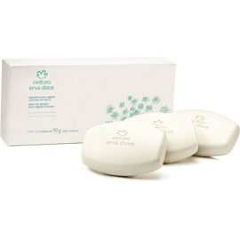 Natura, Erva Doce  ( Fennel ) Pure Vegan Creamy Bar Soap - 3 x 90 g