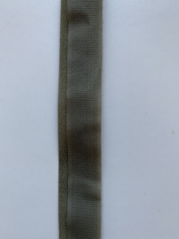 Naaibaar klittenband per meter legergroen (20mm)