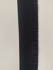 Sierelastiek rouche per meter  (60mm)