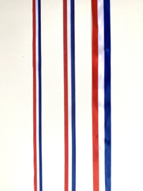 Lint Nederlandse vlag per meter (10-25mm)