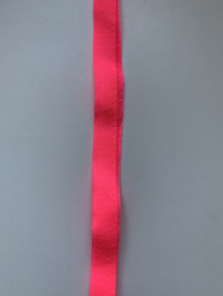 Naaibaar klitteband per meter neon roze (20mm)