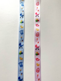 Satijn lint baby per meter (15mm)