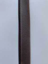 Naaibaar klittenband per meter donkerbruin (20mm)