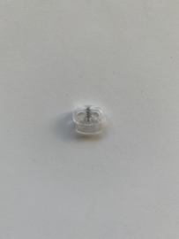 Koordstopper transparant per stuk (15mm)
