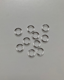 gordijnringen transparant kunststof (Ø 8-17mm)