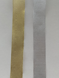 Lurex gold en zilver lint