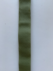Naaibaar klittenband per meter olijfgroen (20mm)