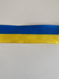 Oekraïne  vlag nylon lint per meter (40mm)