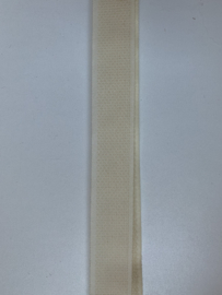 Naaibaar klittenband per meter ecru  (20mm)