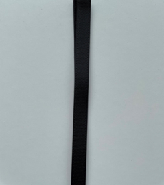 Naaibaar klitteband  extra smal  zwart per meter (16mm )