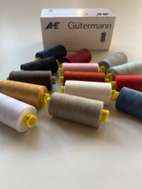 Gütermann 1000 meter per stuk (meerdere kleuren)