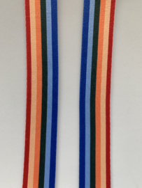 Tassenband Deco Regenboog  per meter (40mm)