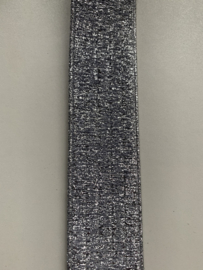 Lurex elastiek met strepen per meter (40mm) 