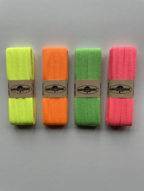 Oaki Doki Jersey Biasband  Neon per bosje 3 meter (20mm)