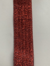 Lurex elastiek met strepen per meter (40mm) 