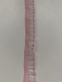 Organza rouche elastiek (lingerie) per meter (13mm)