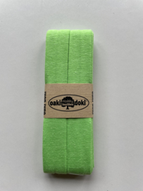 Oaki Doki Jersey Biasband  Neon per bosje 3 meter (20mm)