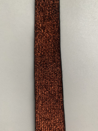 Lurex elastiek per meter (25mm)
