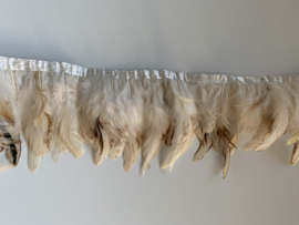 Verenband ecru/beige per meter (150mm)