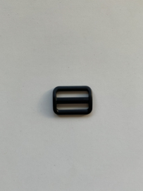 Zwarte kunststof gesp (25 -50mm)