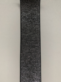 Lurex elastiek per meter (40mm)