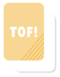 Mini kaartje | Tof