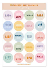 Stickervel | Baby algemeen