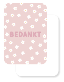 A6 kaart | Bedankt