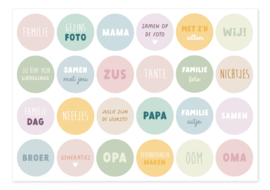 Stickervel | Familie