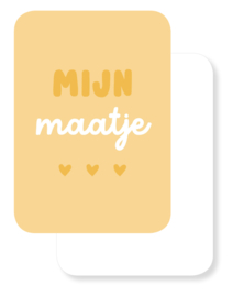 Mini kaartje | Mijn maatje