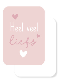 A6 kaart | Heel veel liefs