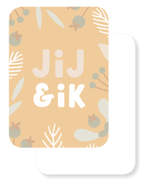 Mini kaartje | Herfst | Jij & ik